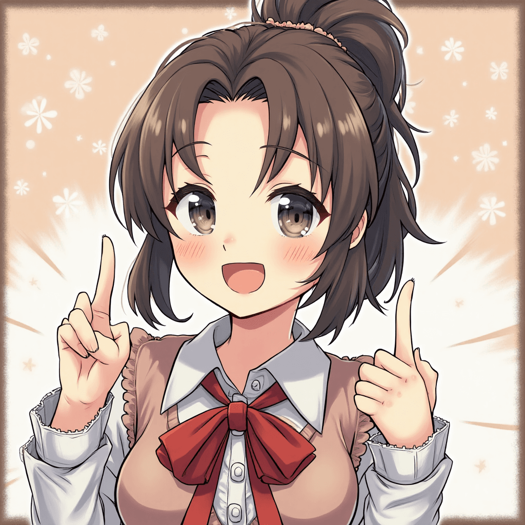 一位穿着长筒袜，双马尾的少女