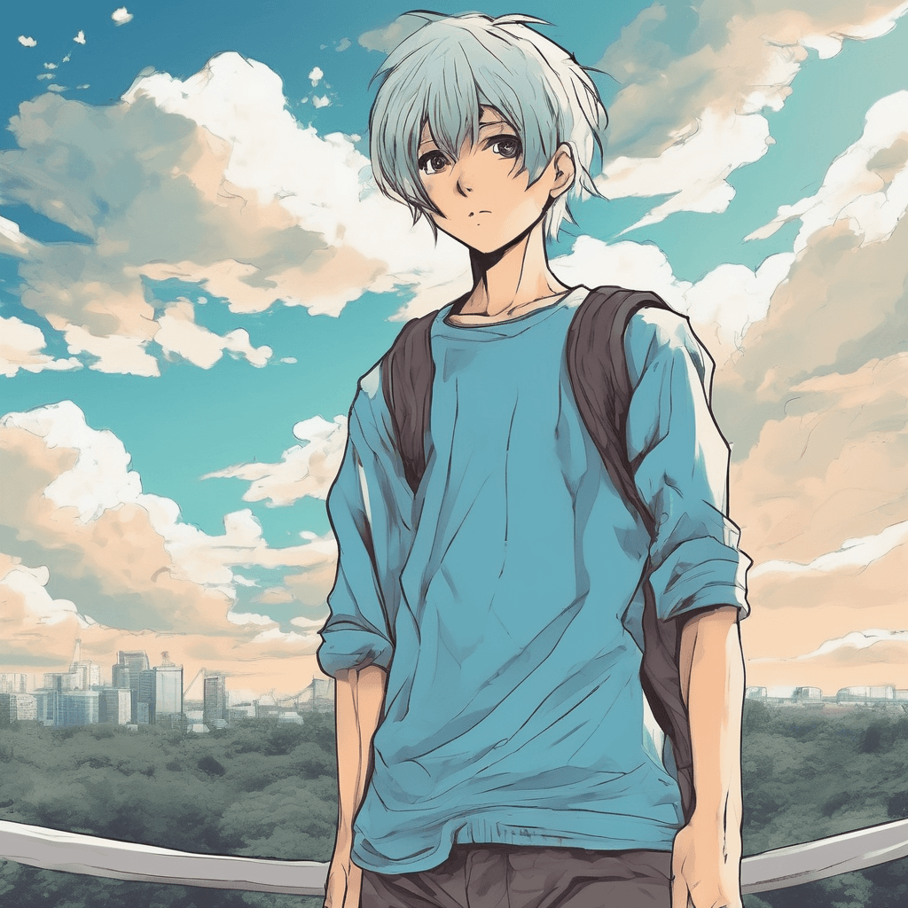 boy sky