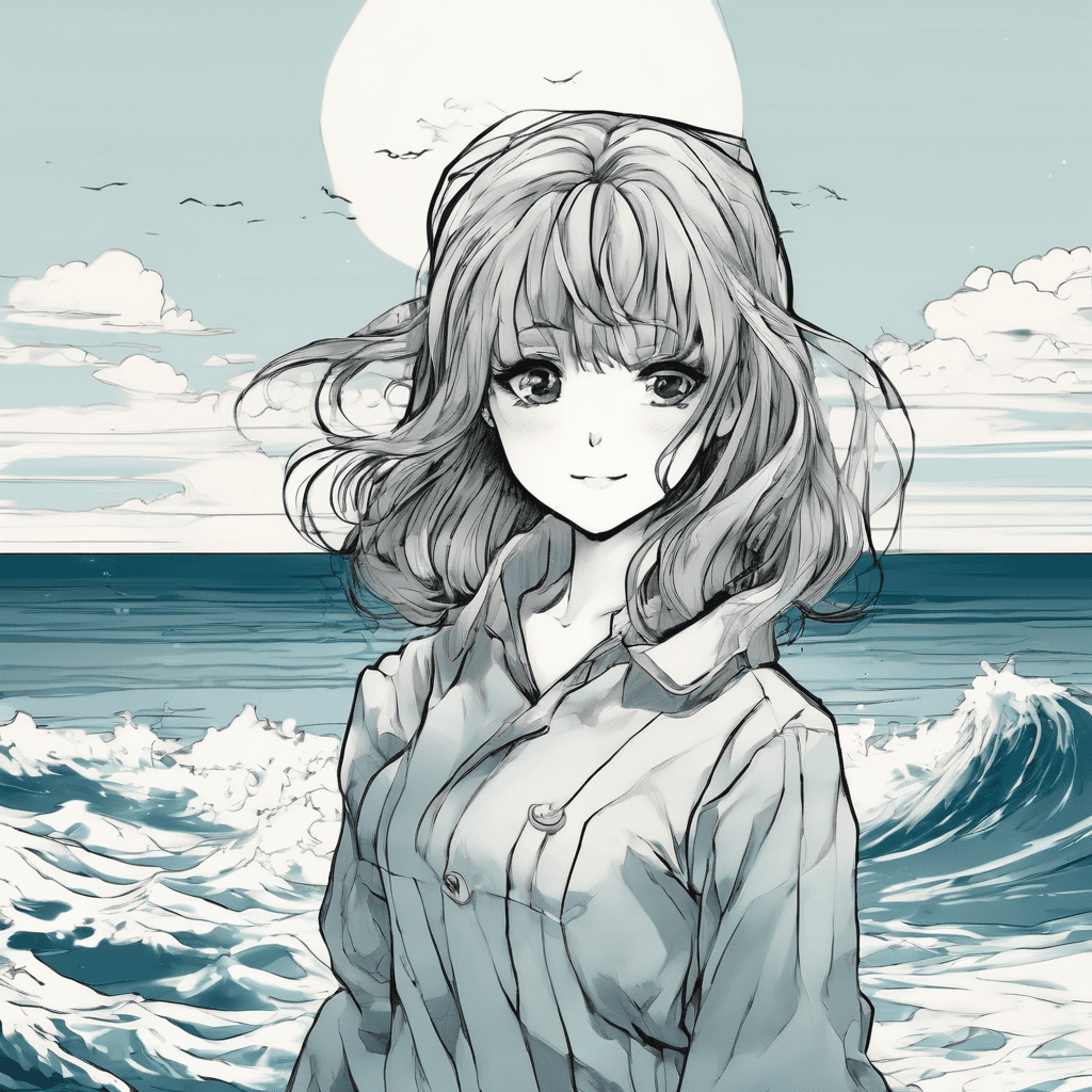 girl sea